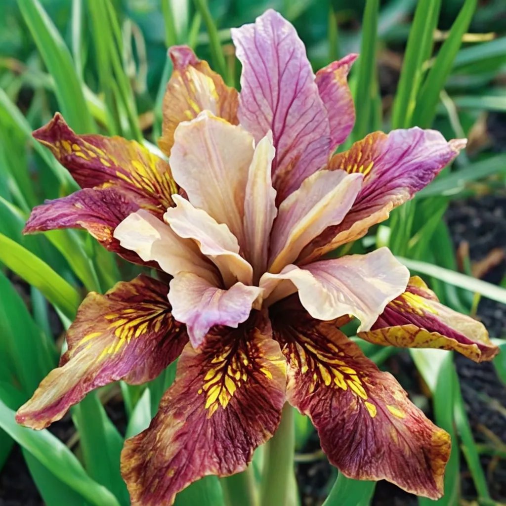 Iris x hybrida 'Paprikash'