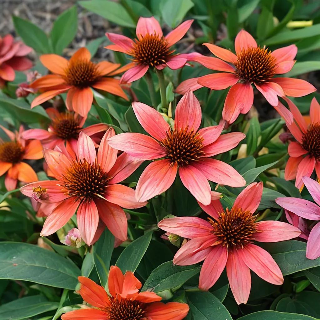 Echinacea x hybrida 'Hot Coral'