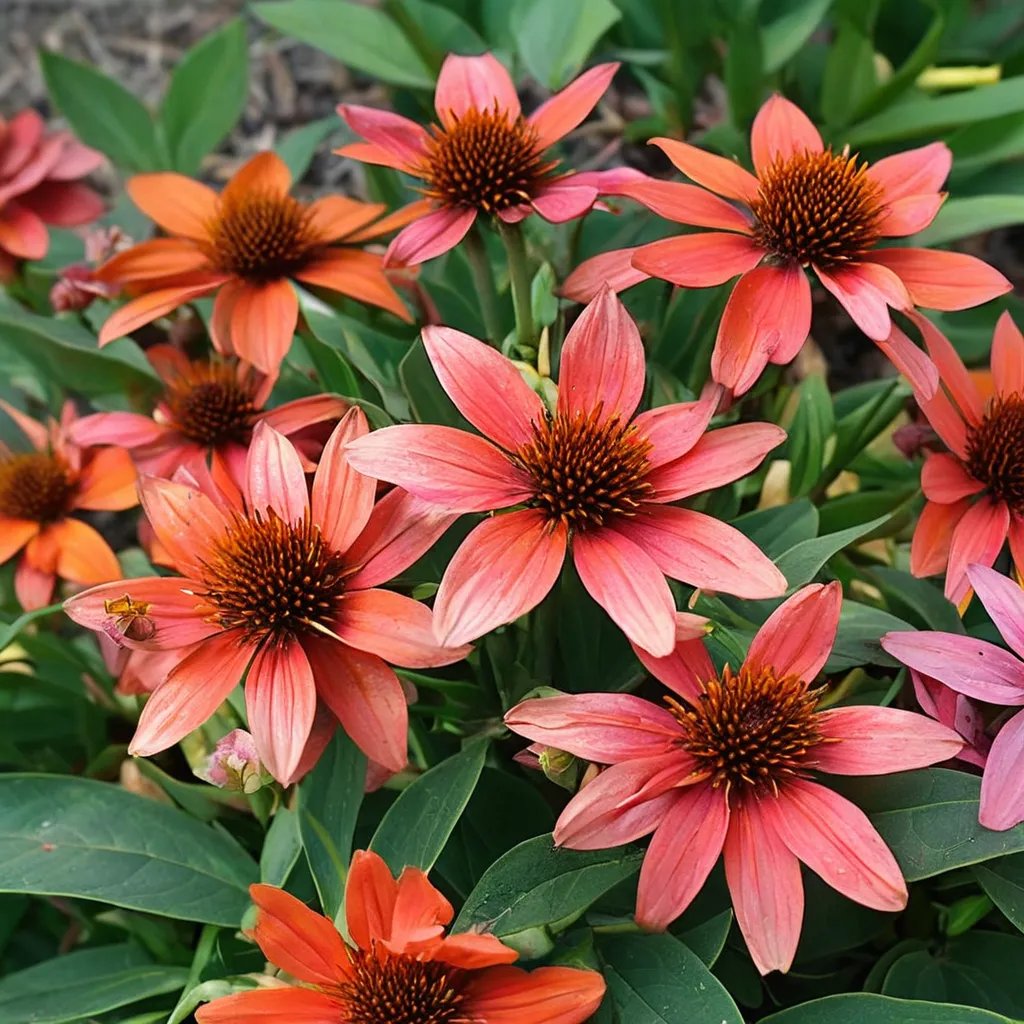 Echinacea x hybrida 'Hot Coral'