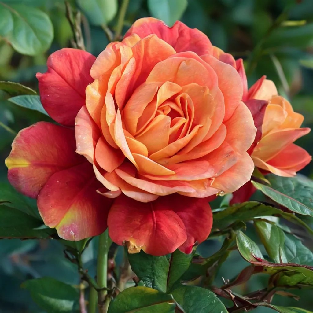 Rosa x hybrida 'Burst of Joy'