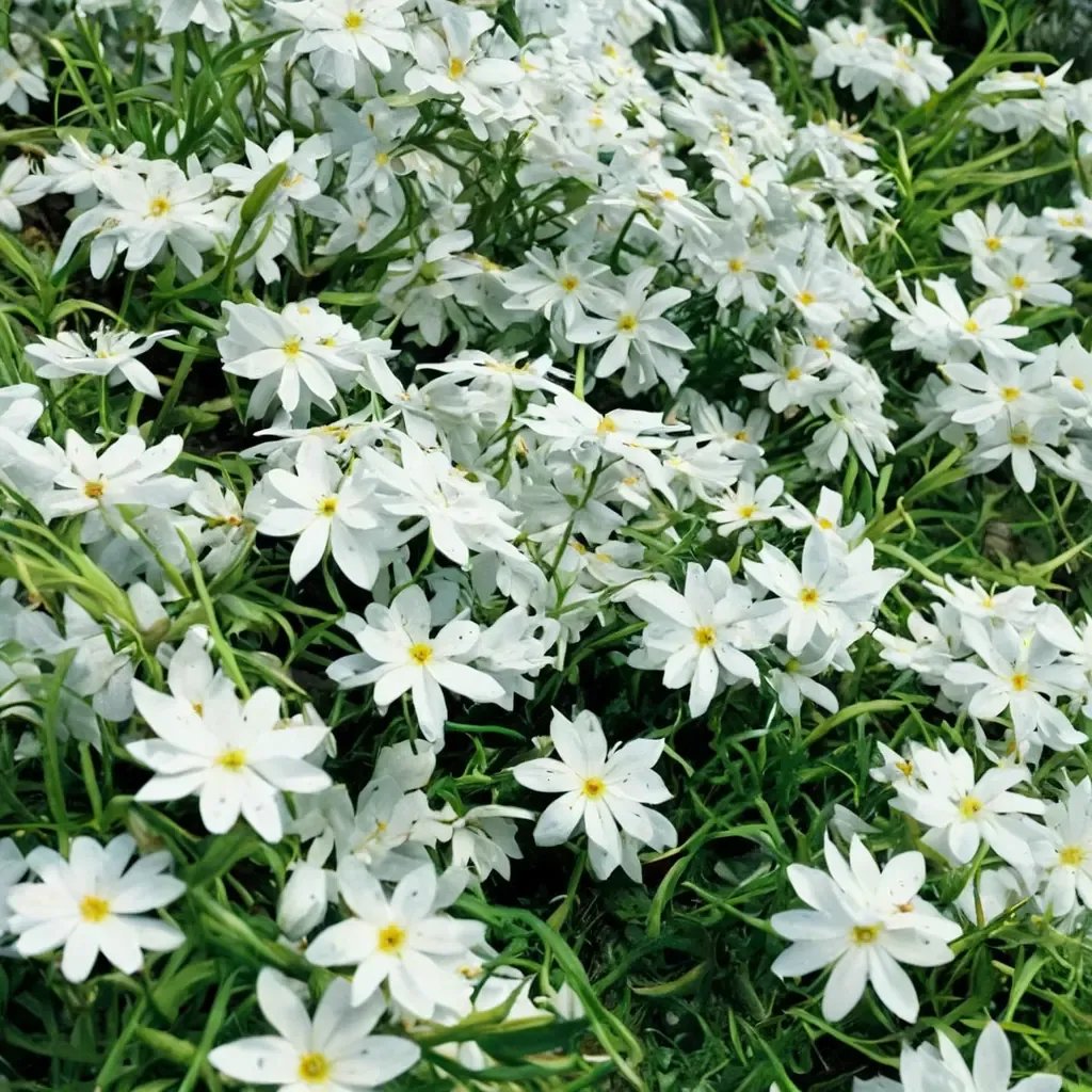 Phlox subulata 'White Delight'
