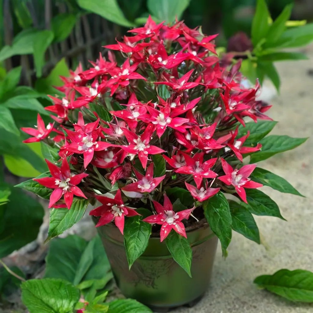 Pentas x hybrida 'Starcluster Red'