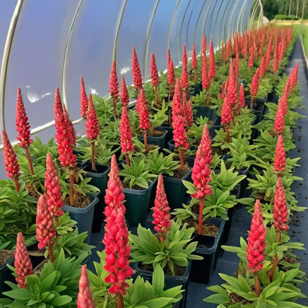 Lupinus polyphyllus 'Beefeater'