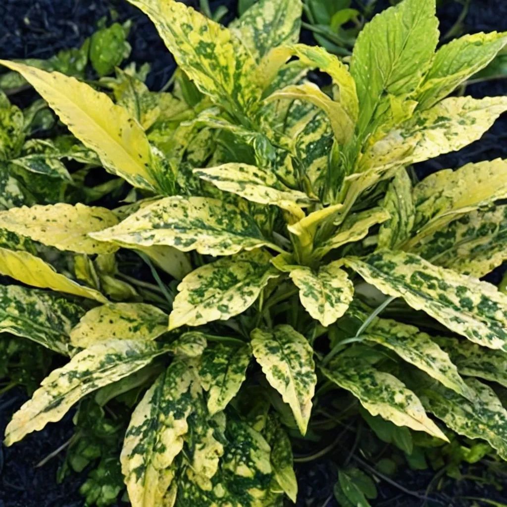 Aucuba japonica 'Marmorata'