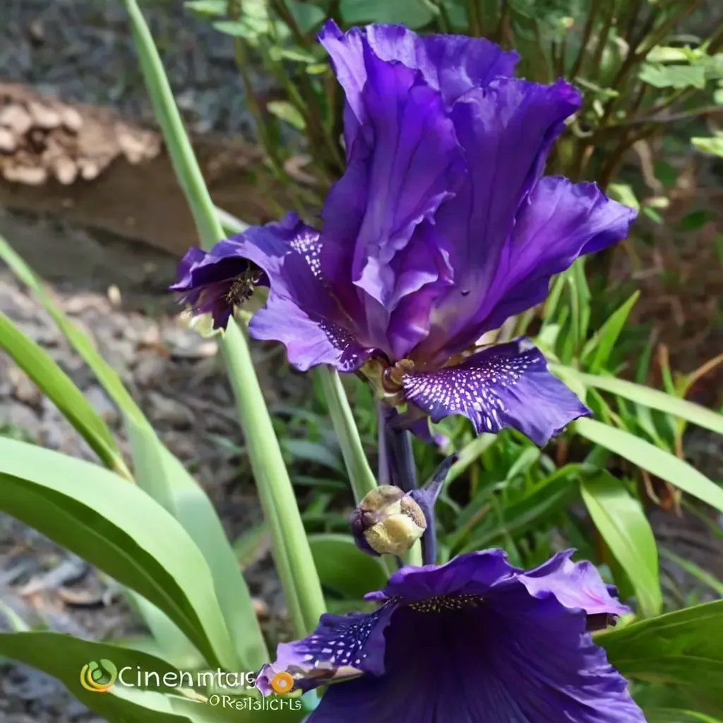 Iris x germanica 'Rosalie Figg'