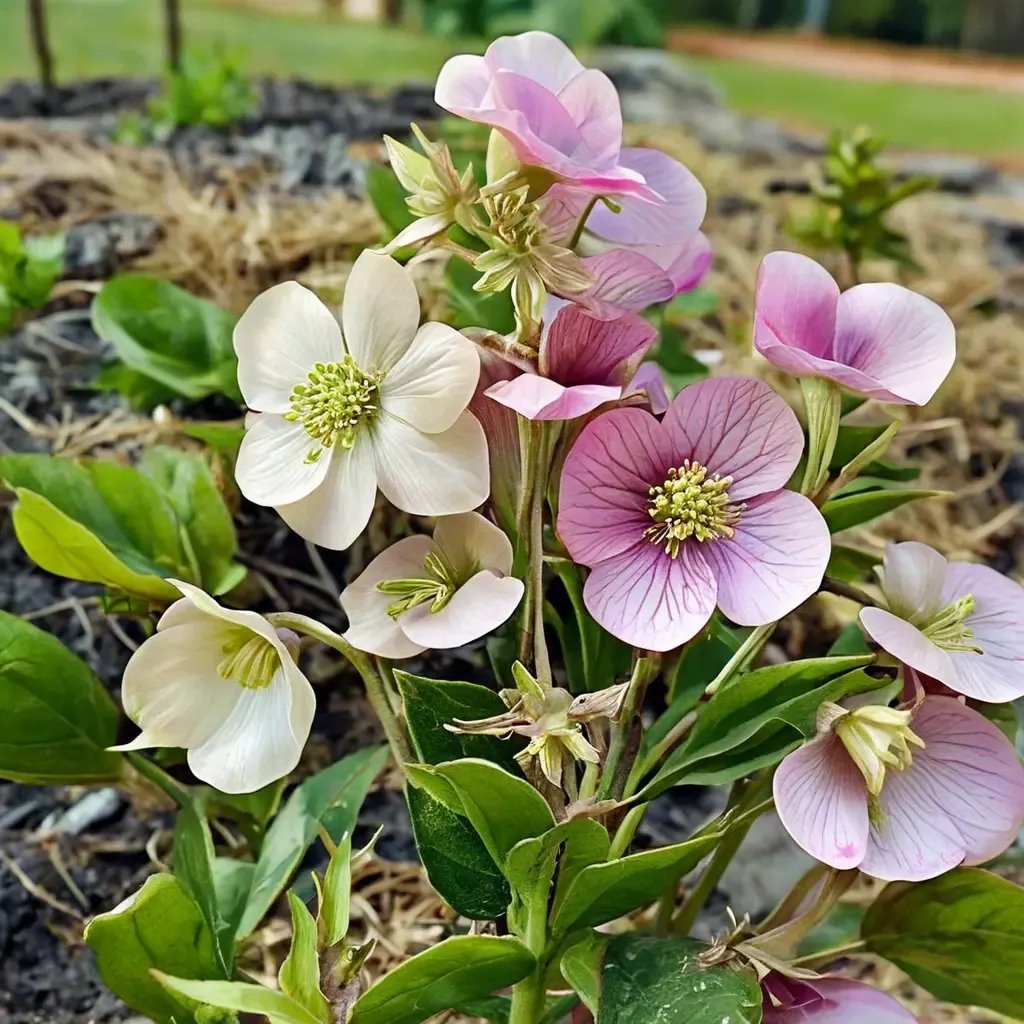Helleborus niger 'Fresco'
