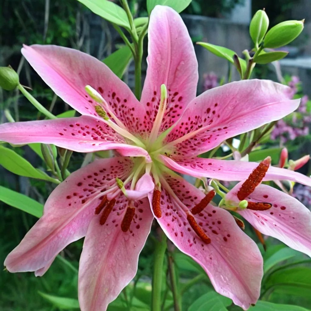 Lilium x hybrida 'Margaret Mauve'