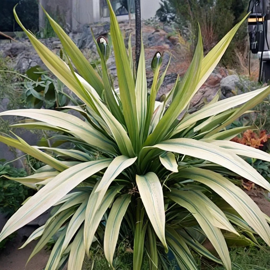 Yucca x recurvifolia 'Gold Ribbons'
