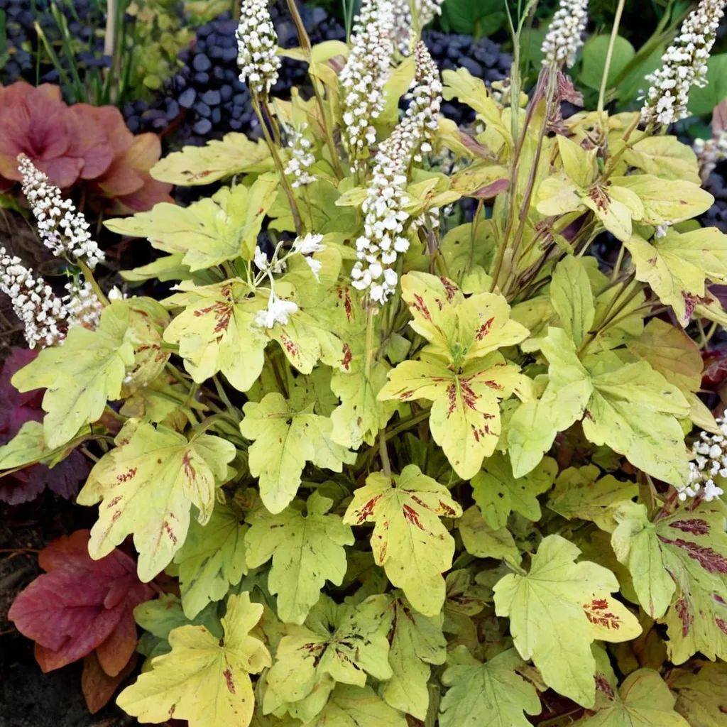 Heucherella x hybrida 'Yellowstone Falls'