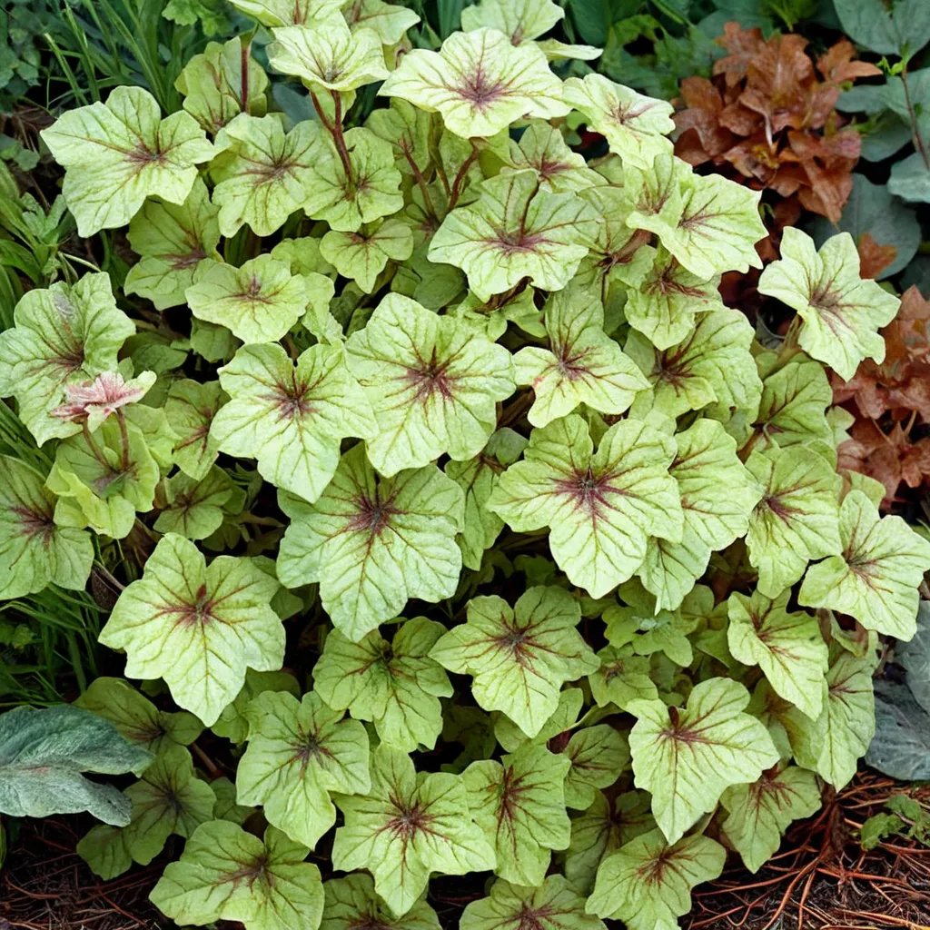 Heucherella x hybrida 'Fire Frost'