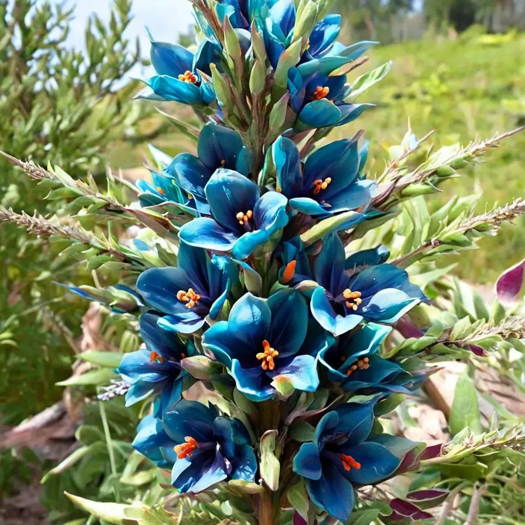 Puya alpestris 'Sapphire Tower'