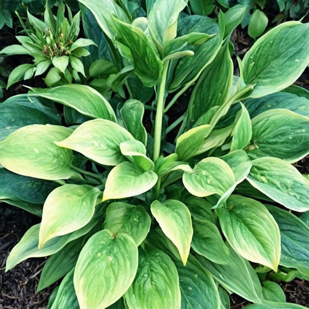 Hosta x hybrida 'Warwick Sheen'