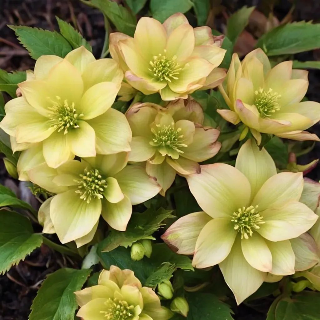 Helleborus niger 'Golden Lotus'
