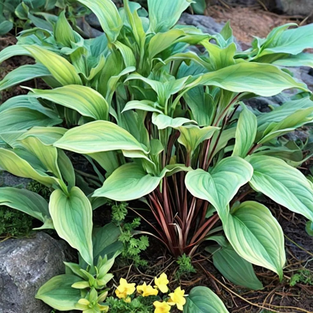 Hosta x hybrida 'Point Judith Light'