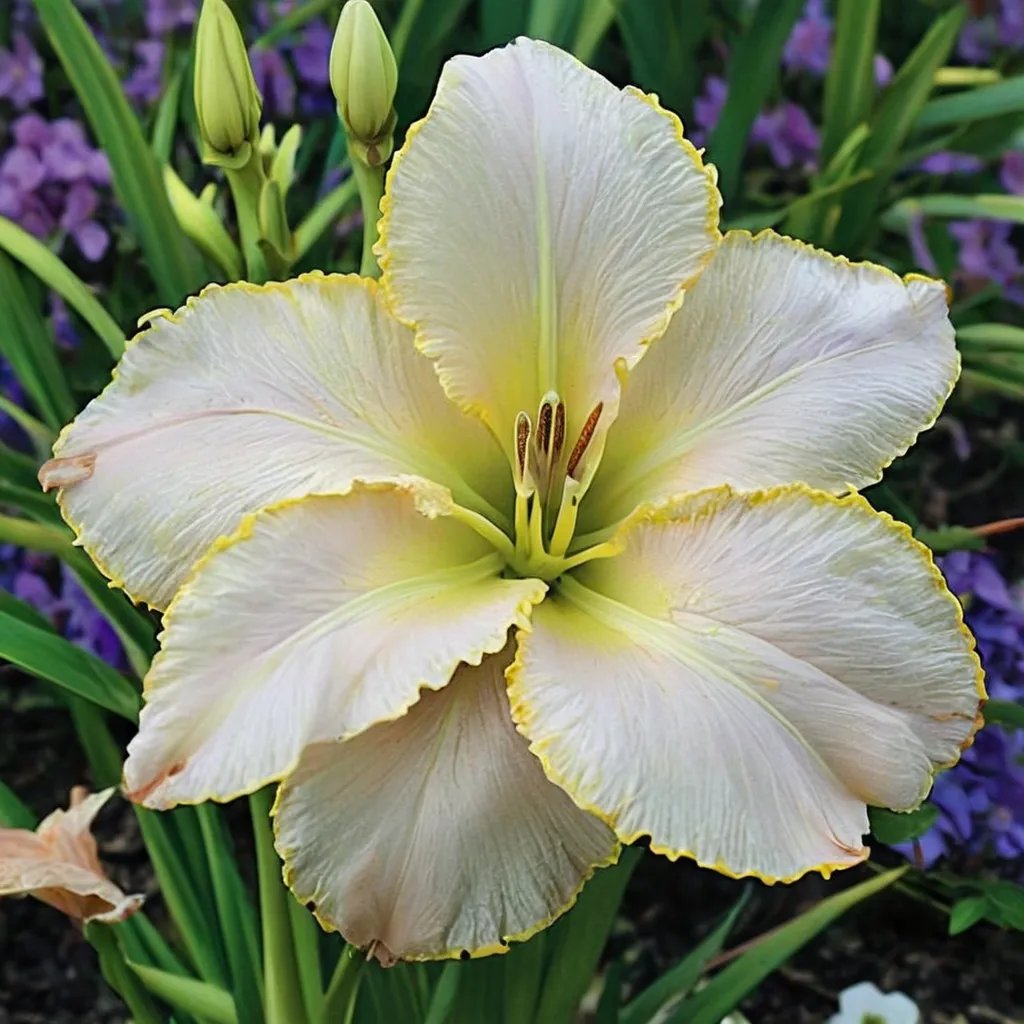 Hemerocallis x hybrida 'Early Snow'