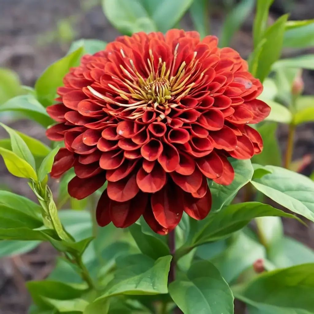 Zinnia elegans 'Benarys Giant Scarlet'