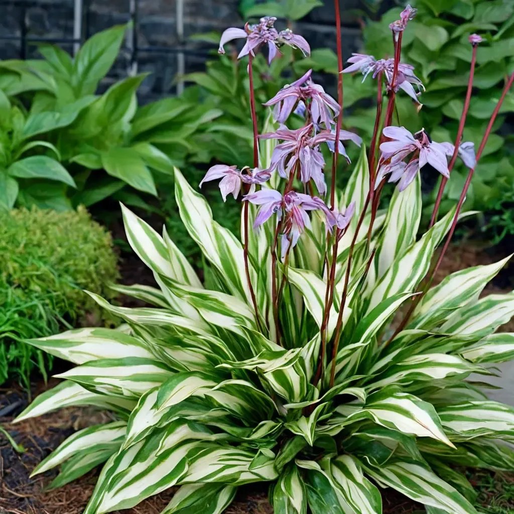 Hosta fortunei 'Cherry Berry'