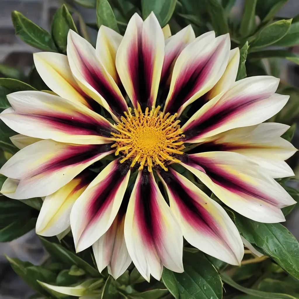 Gazania rigens 'Big Kiss White Flame'