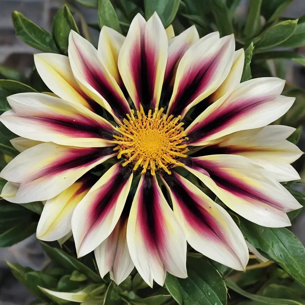 Gazania rigens 'Big Kiss White Flame'