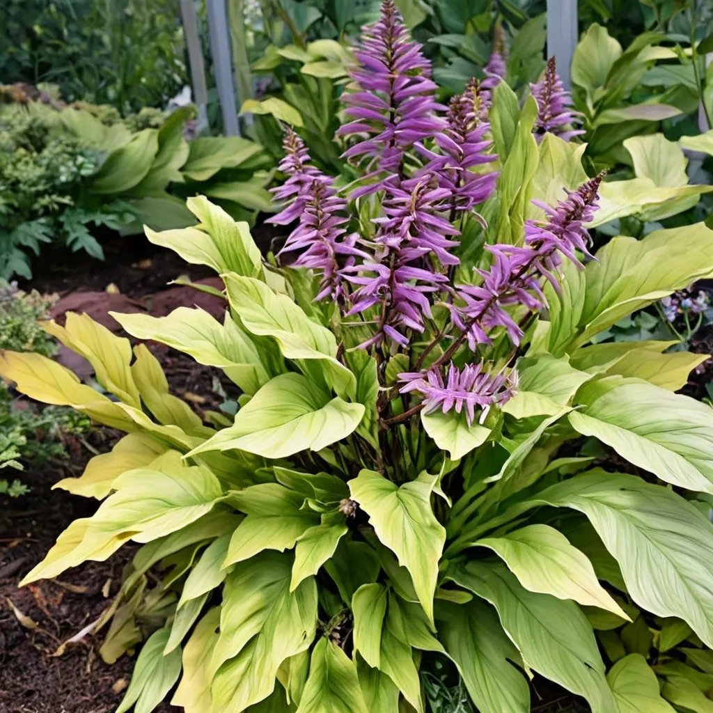 Hosta x hybrida 'Time in a Bottle'