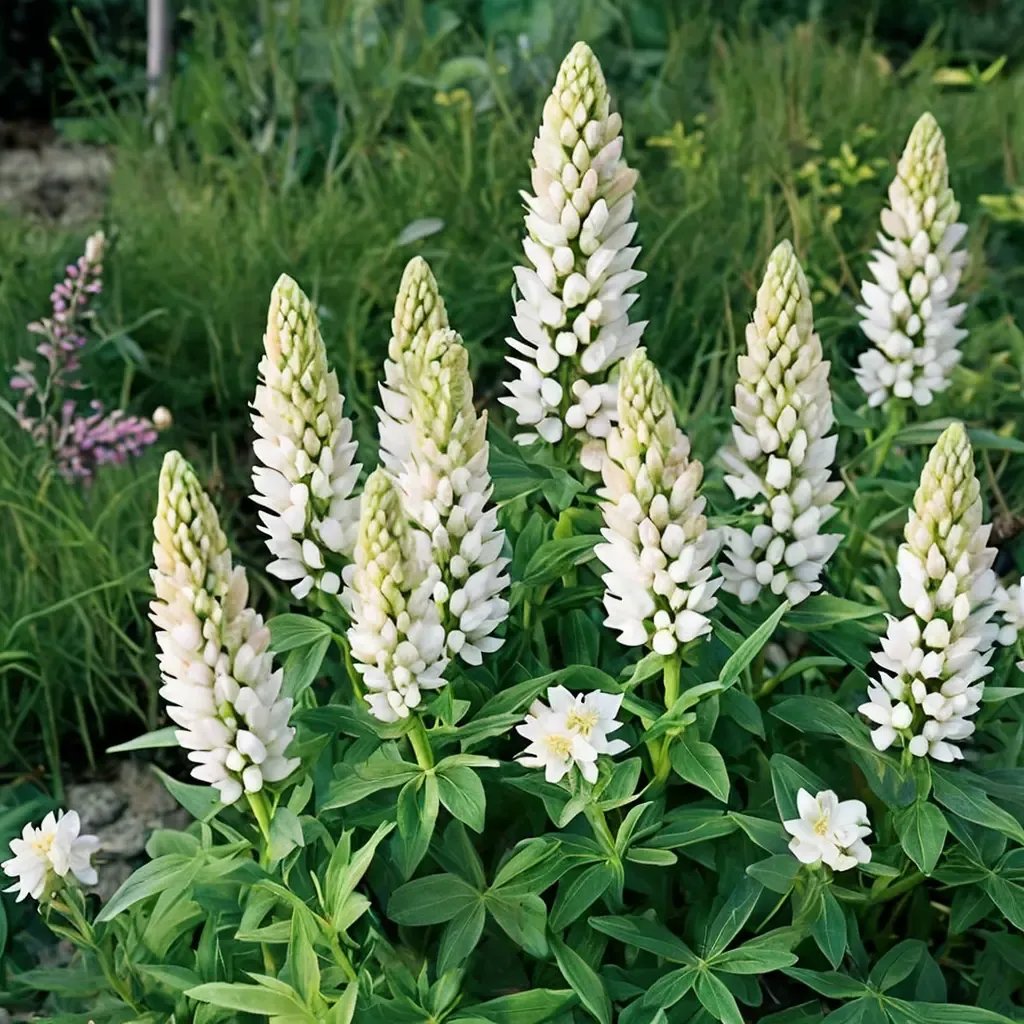 Lupinus polyphyllus 'Noble Maiden'