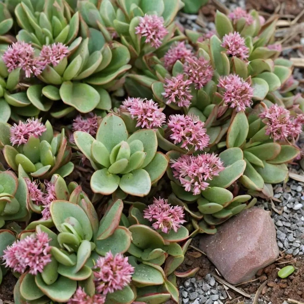 Sedum x hybrida 'Lime Zinger'