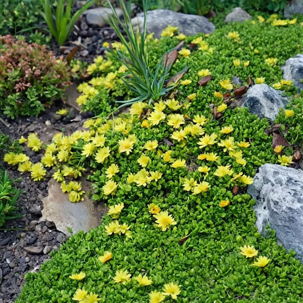 Delosperma nubigenum 'Hardy Yellow Ice Plant'