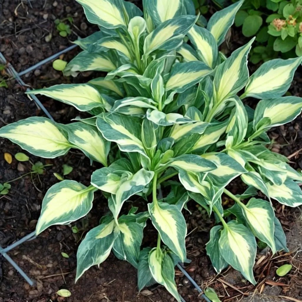 Hosta x hybrida 'Mary Marie Ann'