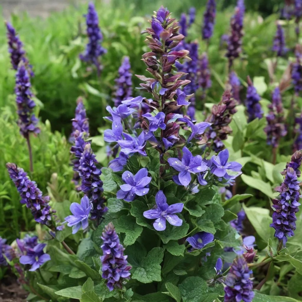 Salvia x hybrida 'Blue Marvel'