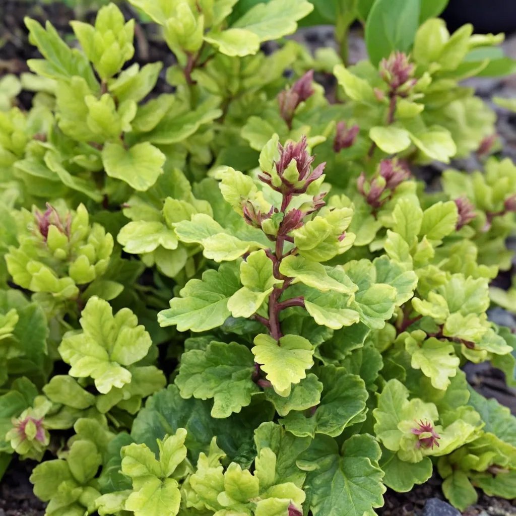 Teucrium chamaedrys 'Summer Sunshine'