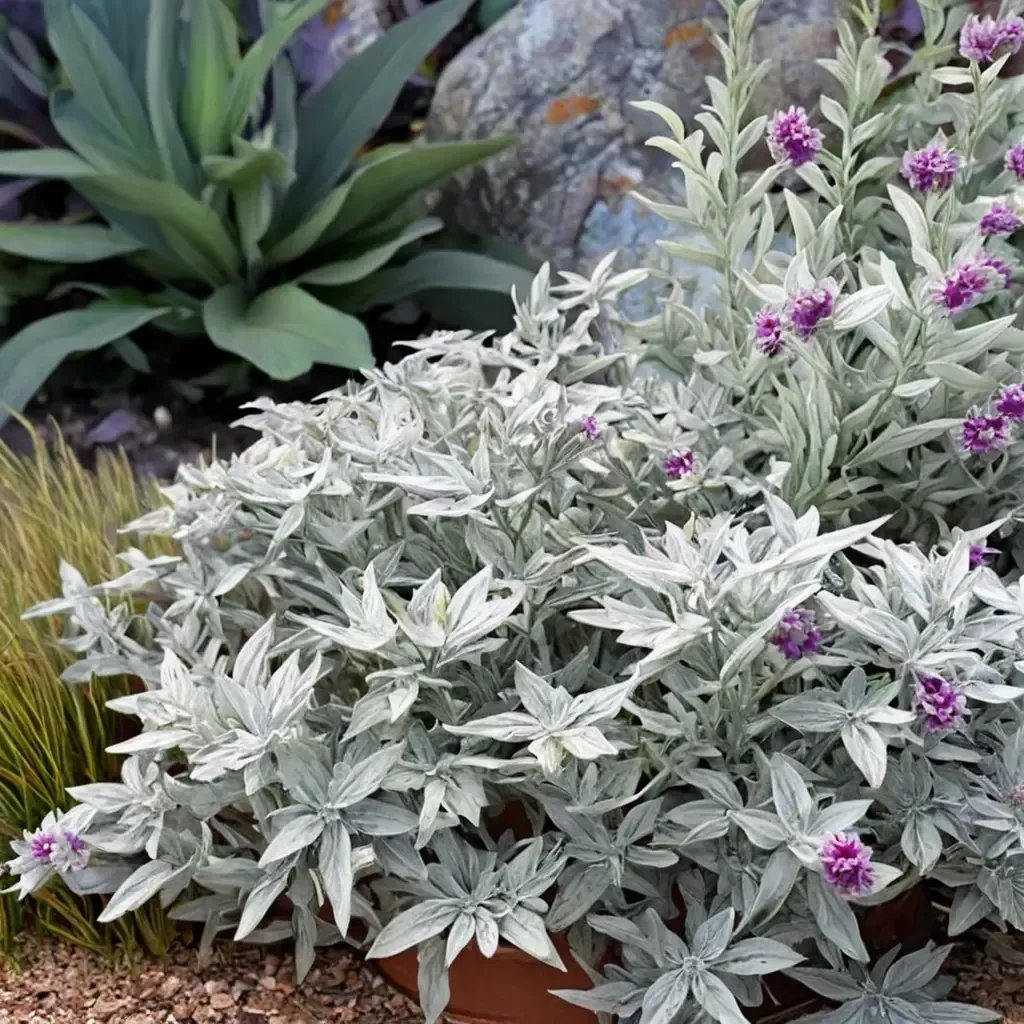 Artemisia stelleriana 'Silver Brocade'