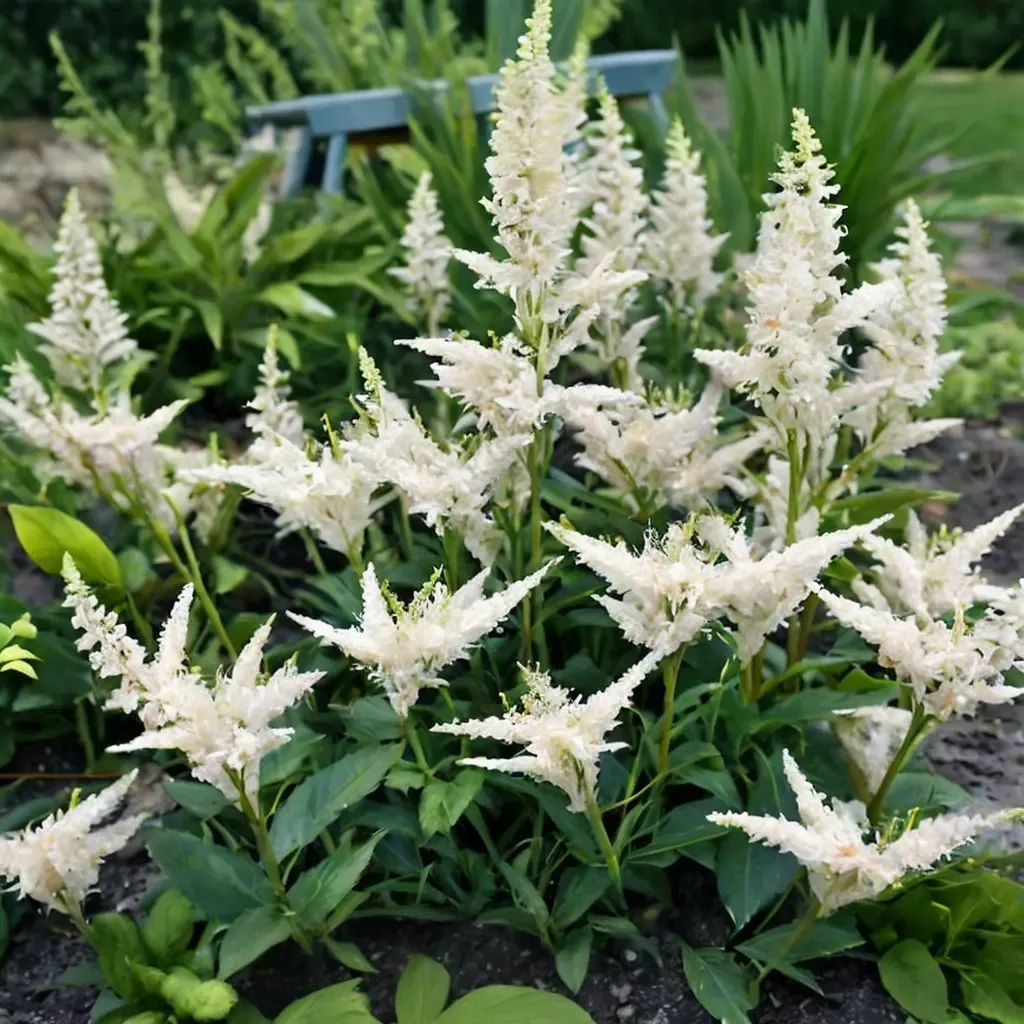 Astilbe x arendsii 'Visions in White'