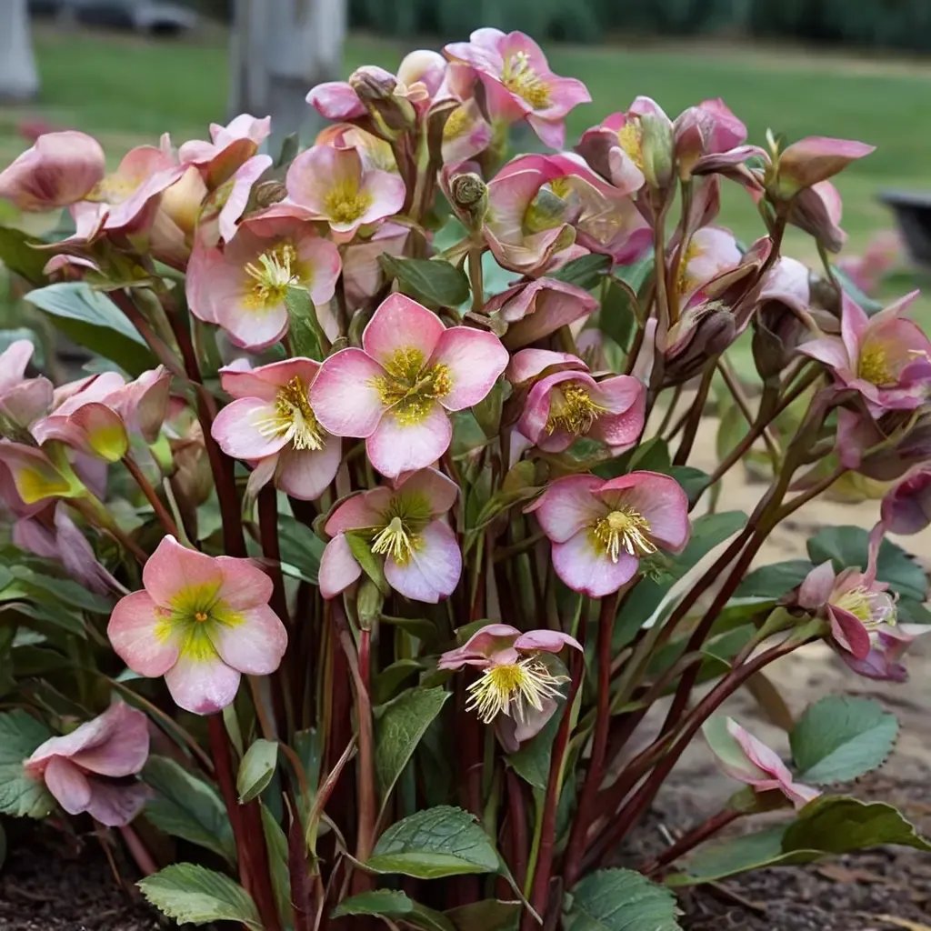 Helleborus niger 'Shine Frostkiss'