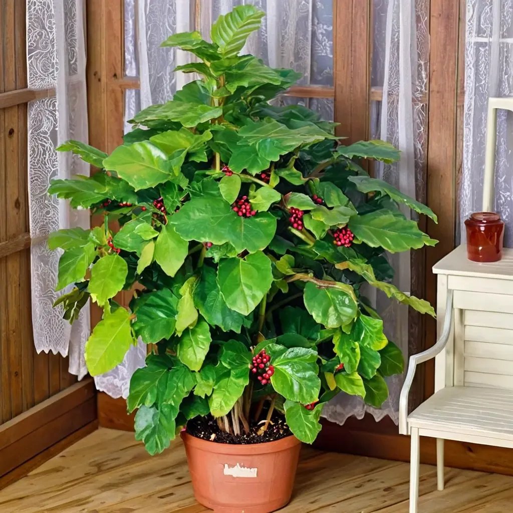 Coffea canephora 'Dwarf Pacas'