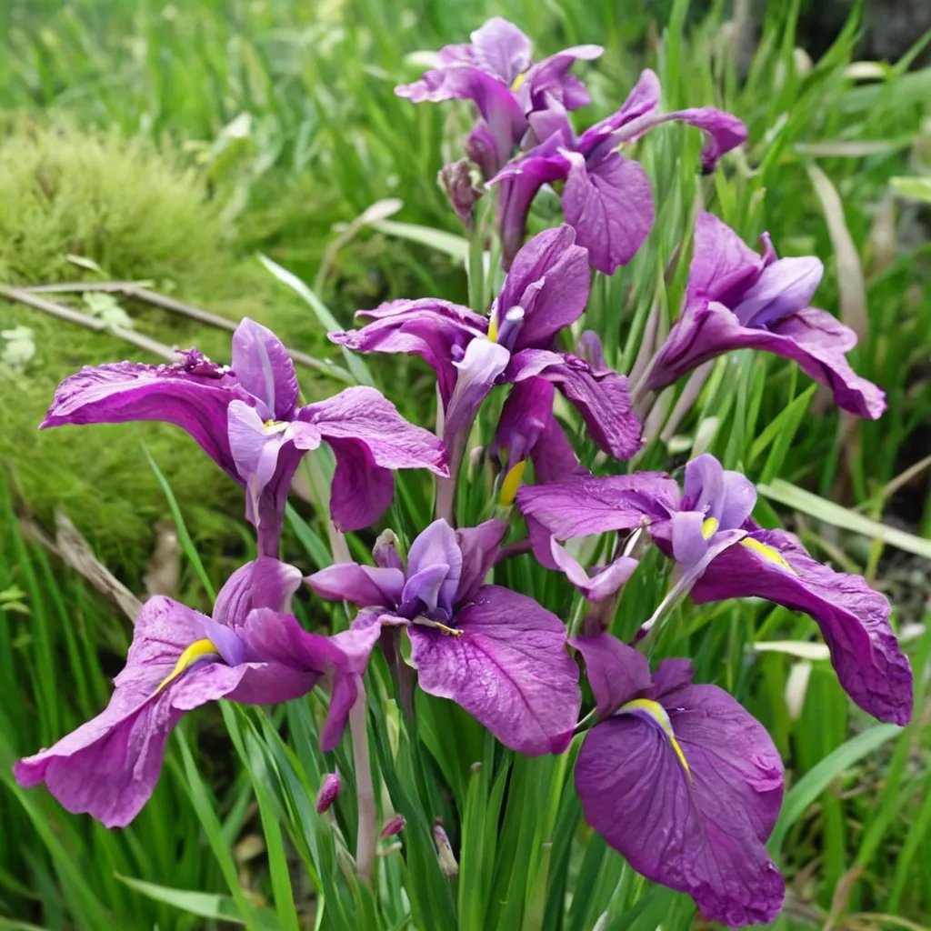 Iris ensata 'Ruby King'