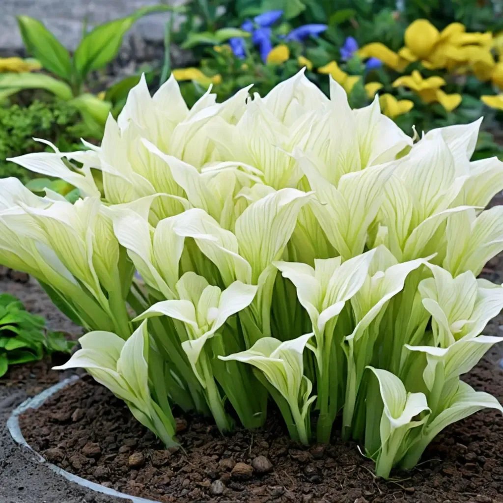 Hosta plantaginea 'White Feather'