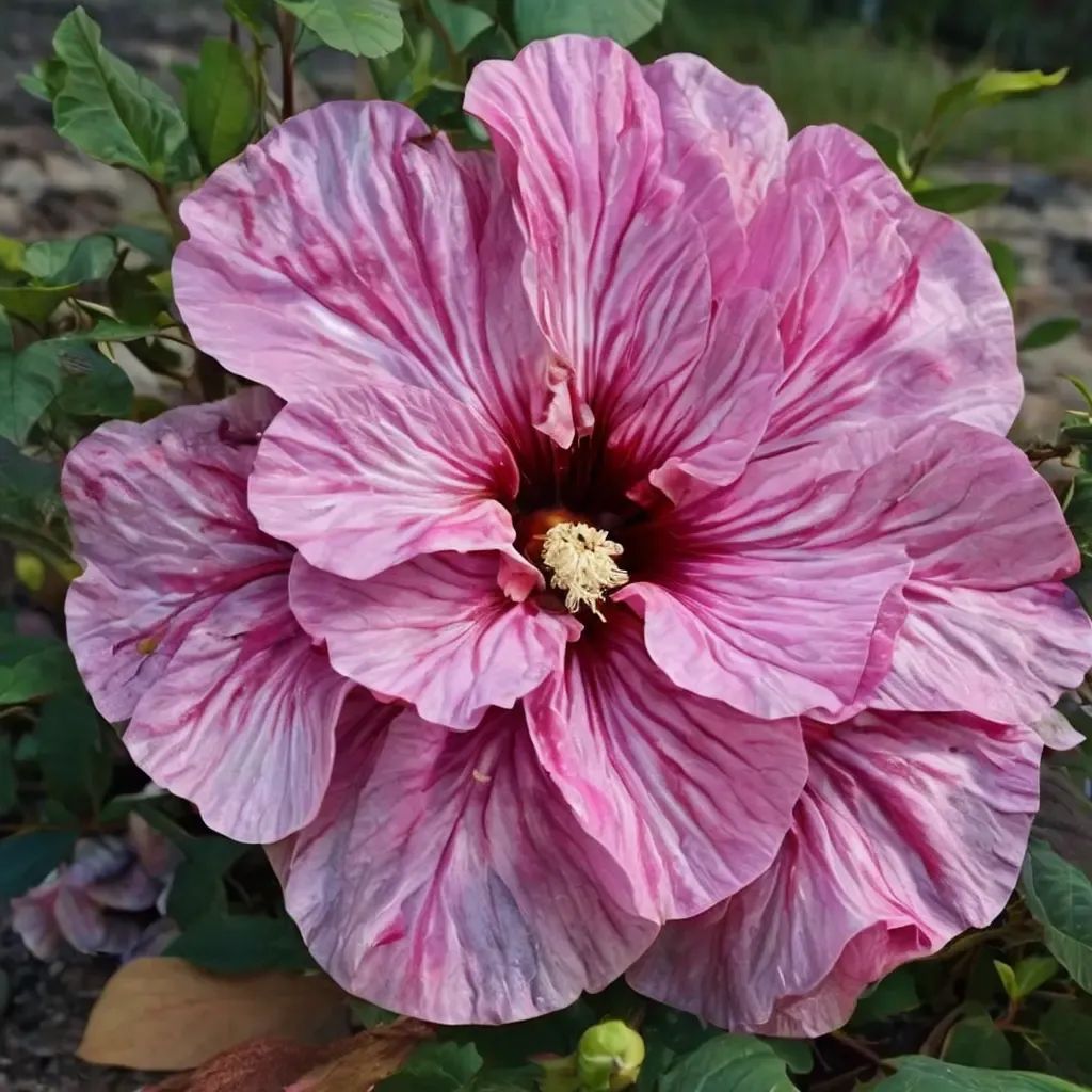 Hibiscus moscheutos 'Spinderella'