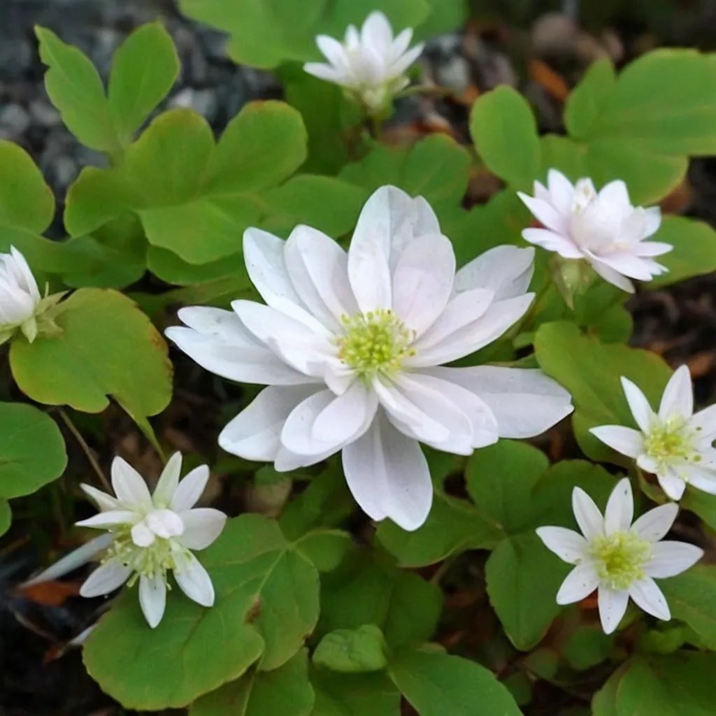 Anemonella thalictroides 'Double White'