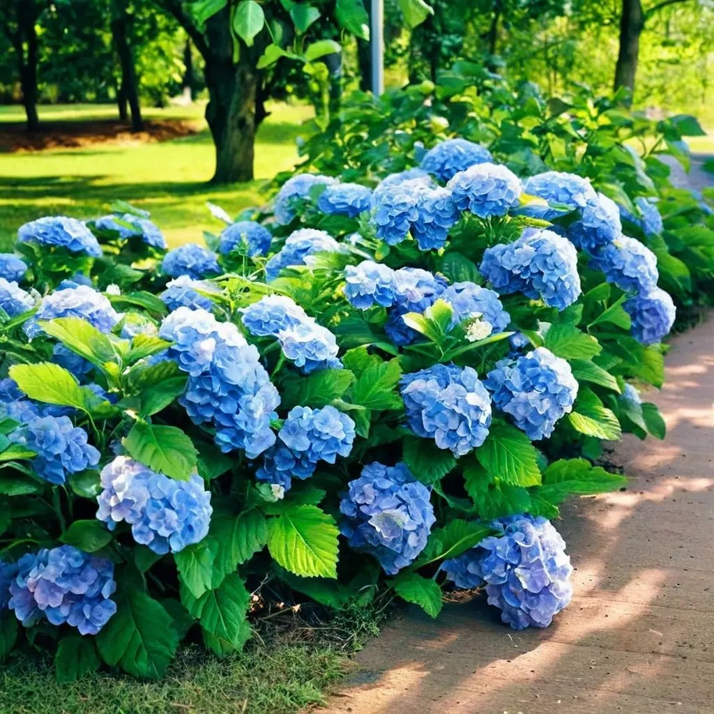 Hydrangea macrophylla 'Nikko Blue'