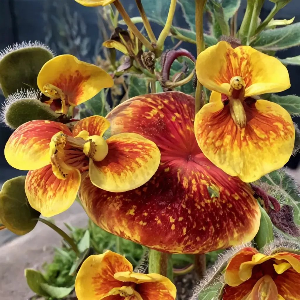 Calceolaria x herbeohybrida 'Chilean Gold'