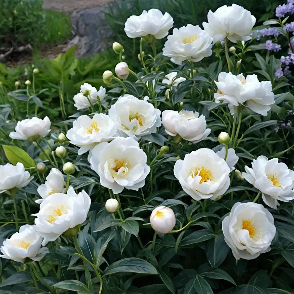 Paeonia lactiflora 'Miss America'