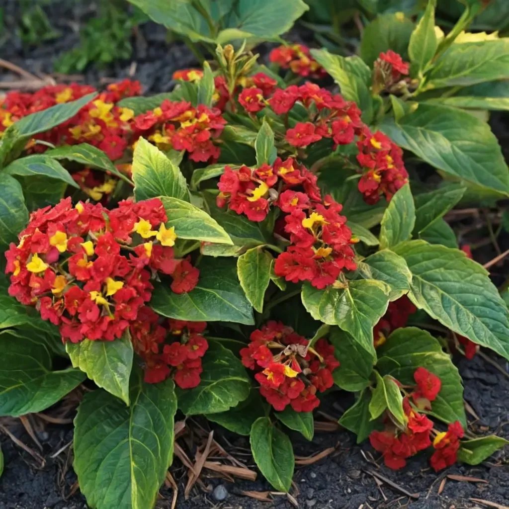Lantana camara 'Bandito Red'