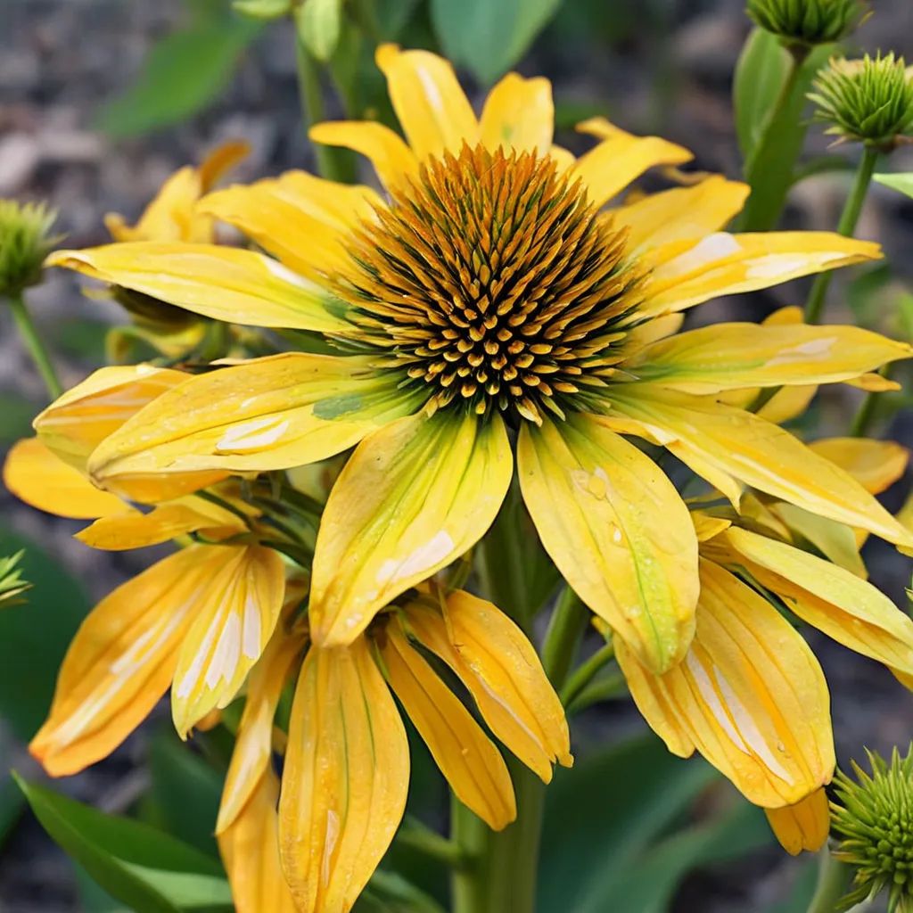 Echinacea purpurea 'Golden Skipper'