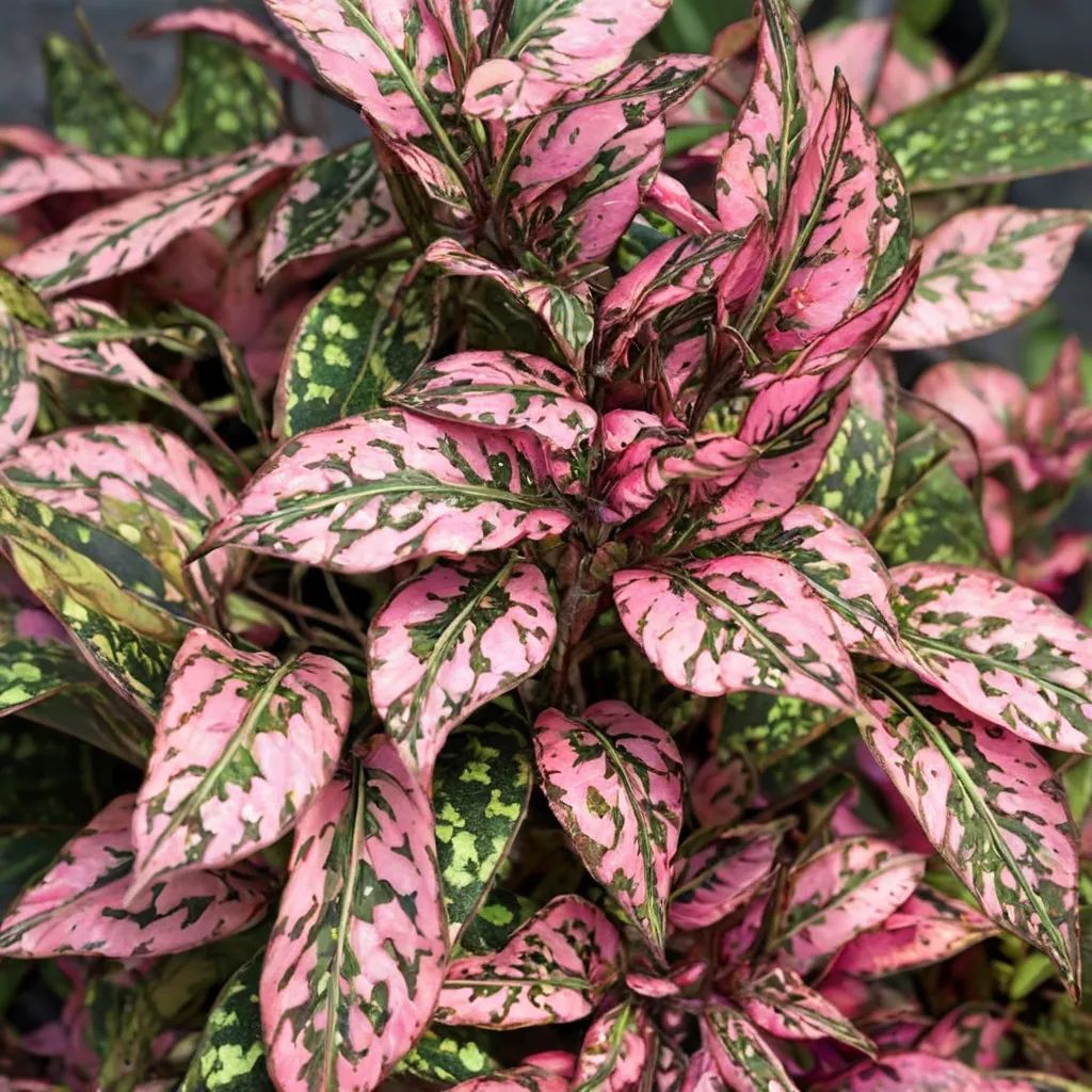 Hypoestes phyllostachya 'Hippo Rose'