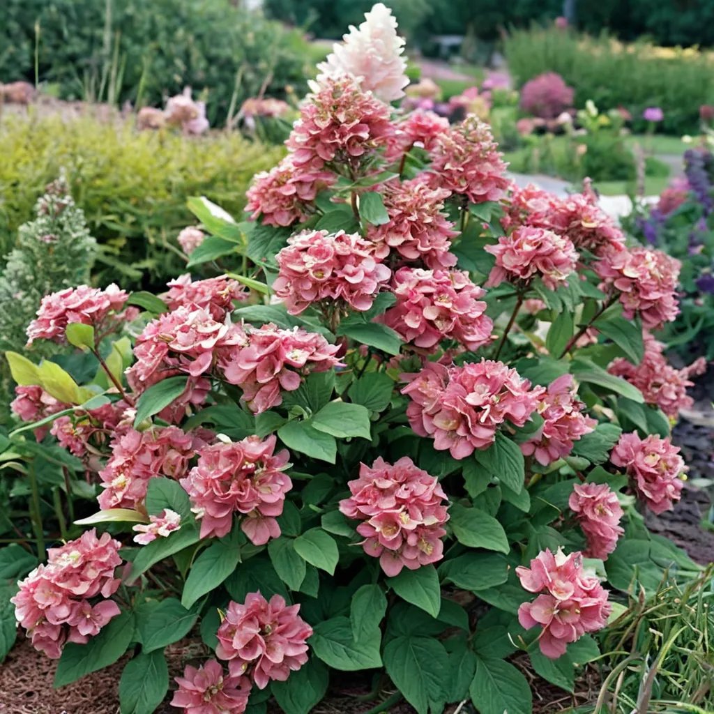 Hydrangea x hybrida 'Ruby'