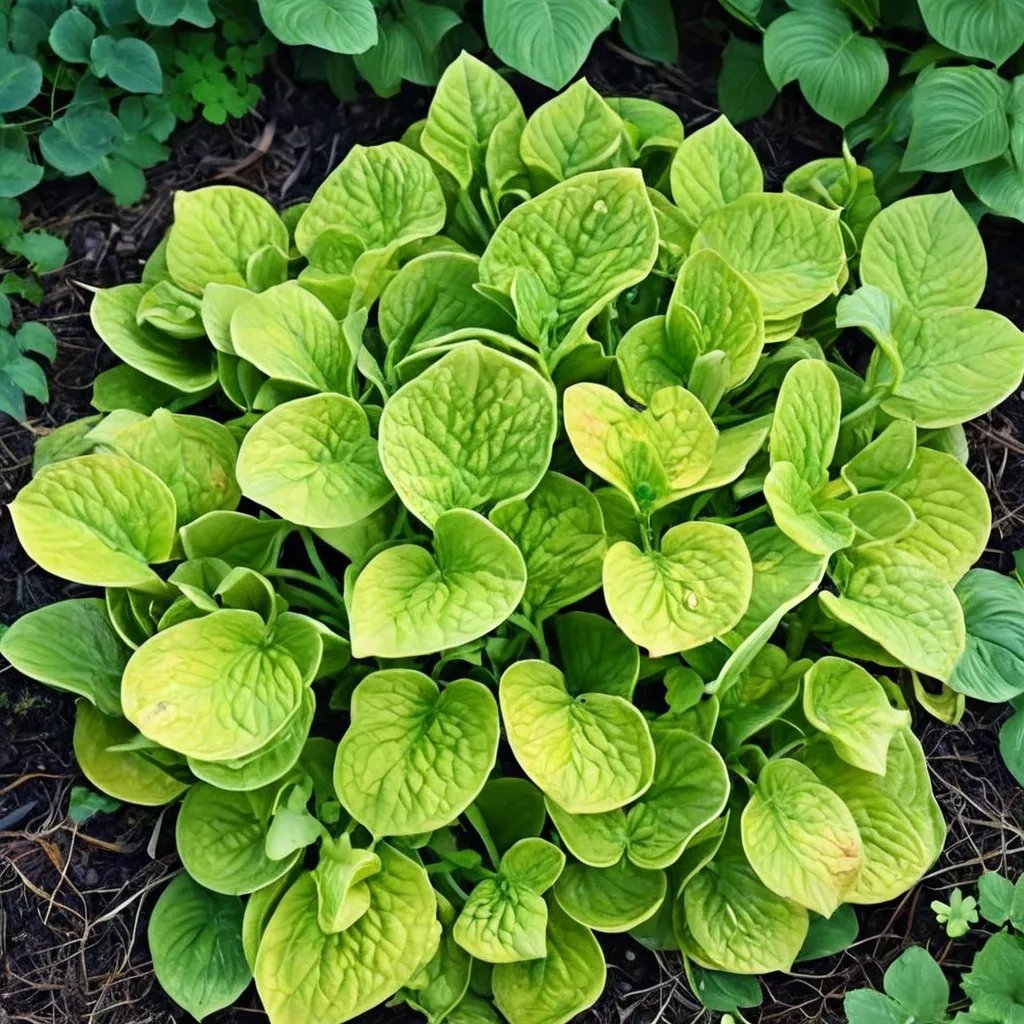 Hosta x hybrida 'Maui Buttercups'