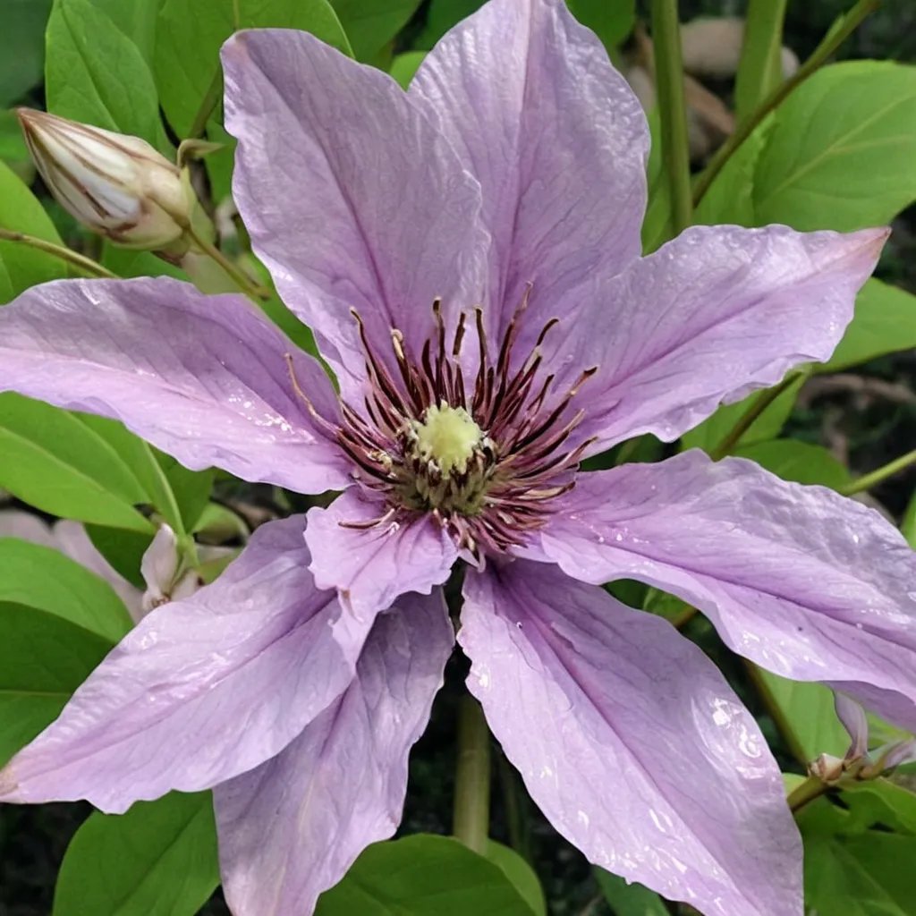 Clematis x hybrida 'Pink Climador'