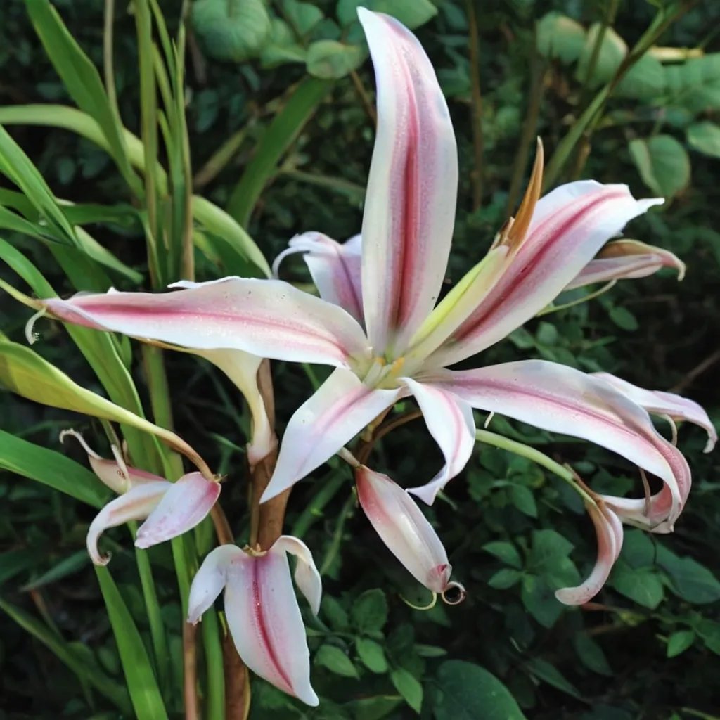 Crinum x hybrida 'Empress of India'