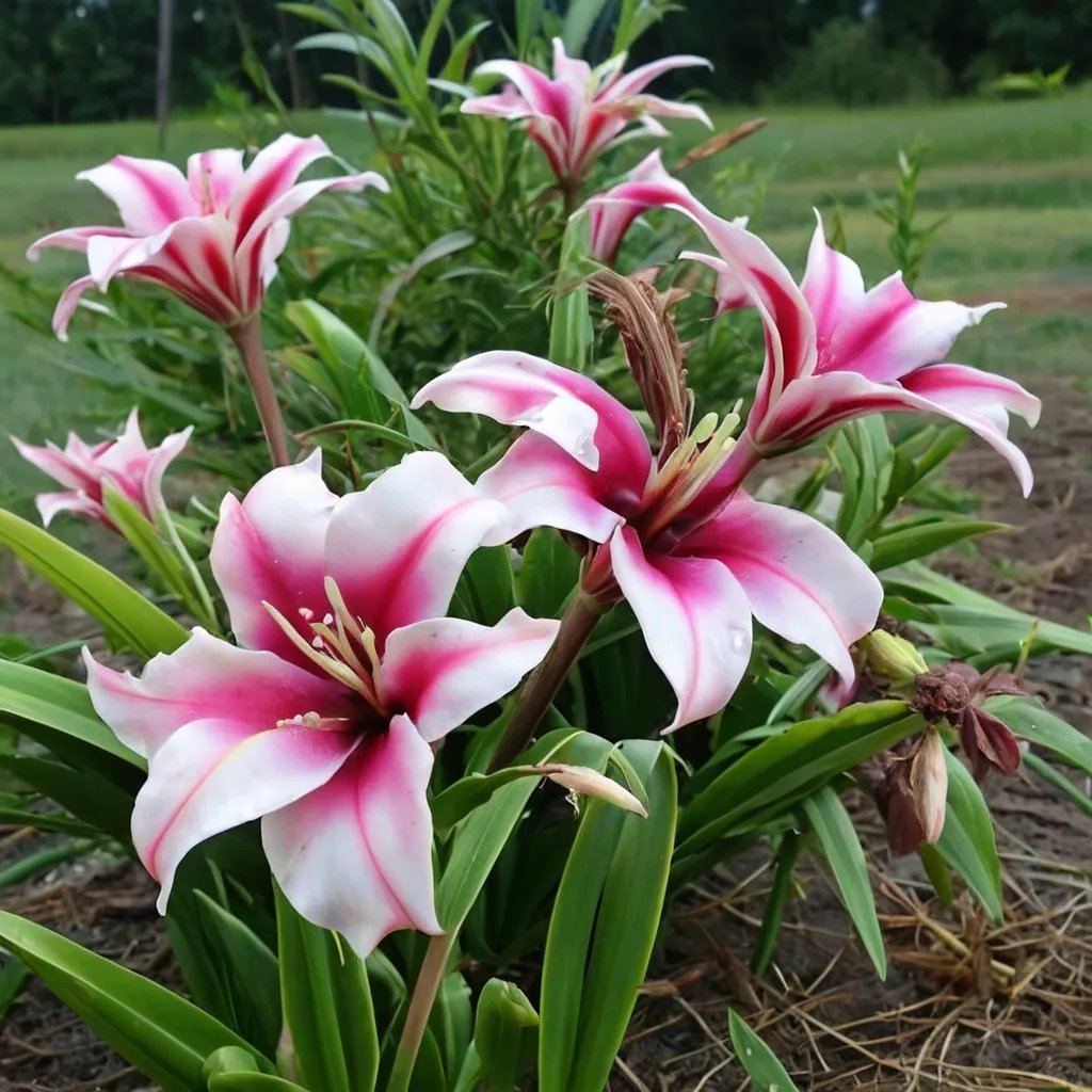 Crinum x herbertii 'Carroll Abbott'