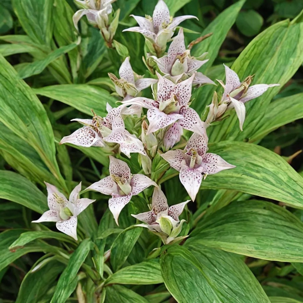 Tricyrtis hirta 'Lightning Strike'
